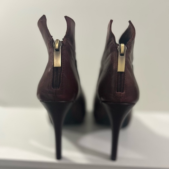 Jessica Simpson Aggie Wine Ankle Boots-Size 8-Light Scuff Marks As Shown - Picture 2 of 4